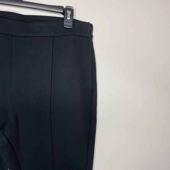 J.CREW Ponte Pants Women 14 Crop Flare NEW Black Stretch BY574 - Picture 2 of 16